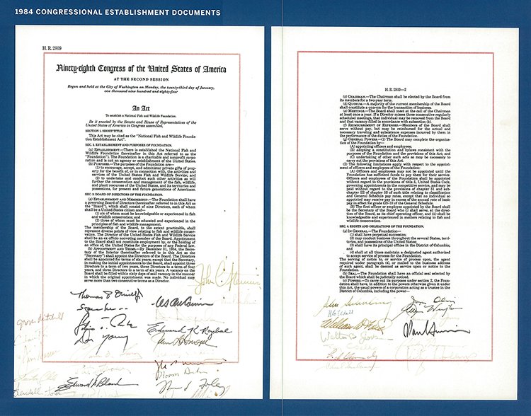 1984 Congressional Establishment Document (Page 1 and 2) 750px.jpg