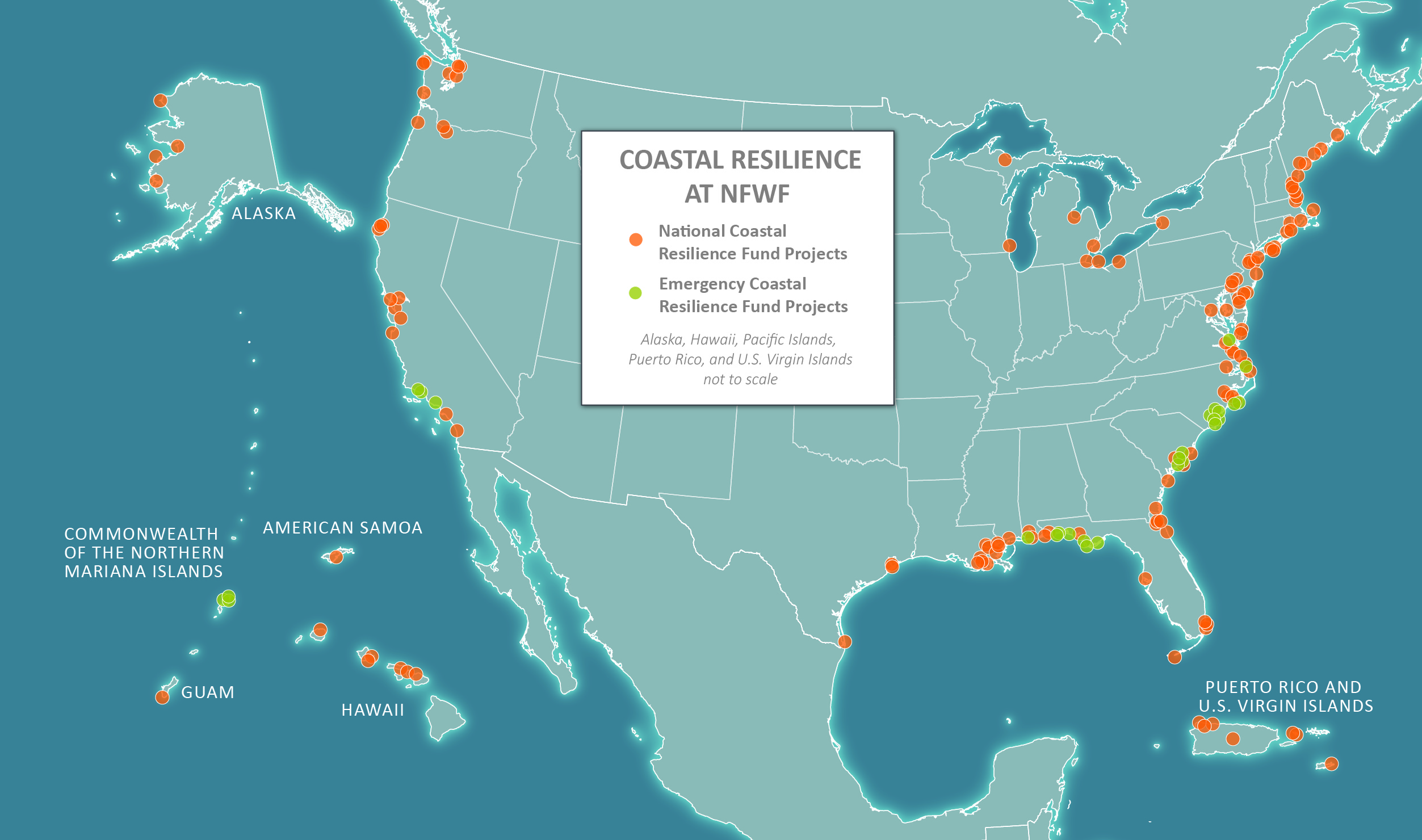 Coastal Resilience map