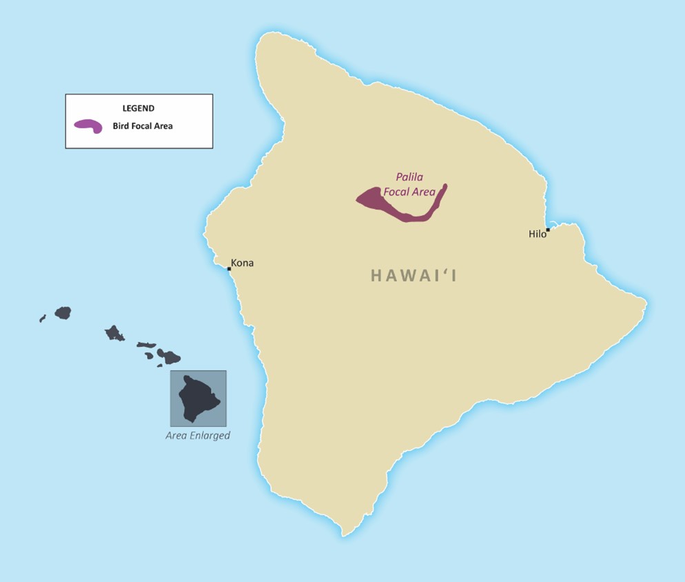 Map 1: Priority Geography for Hawaiʻi Island.