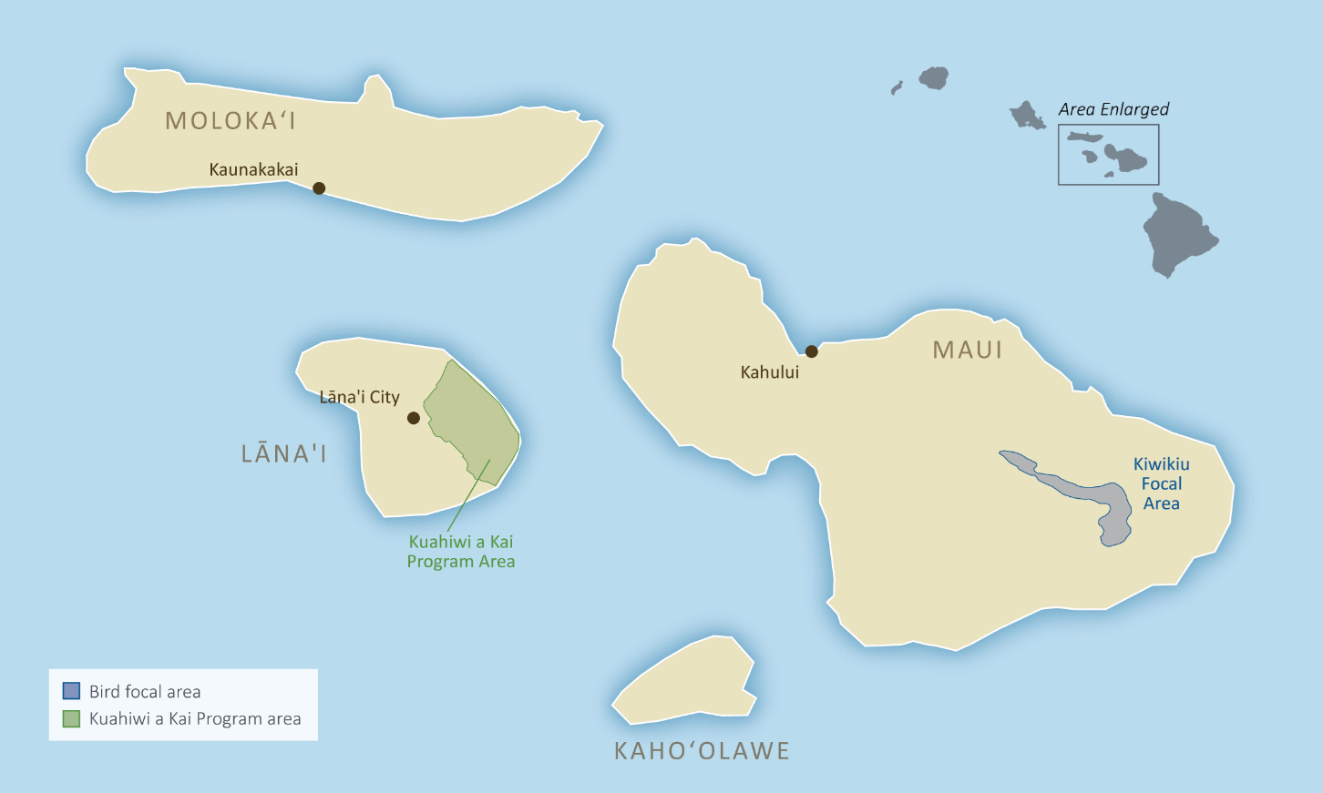 Priority Geography for Maui Nui.