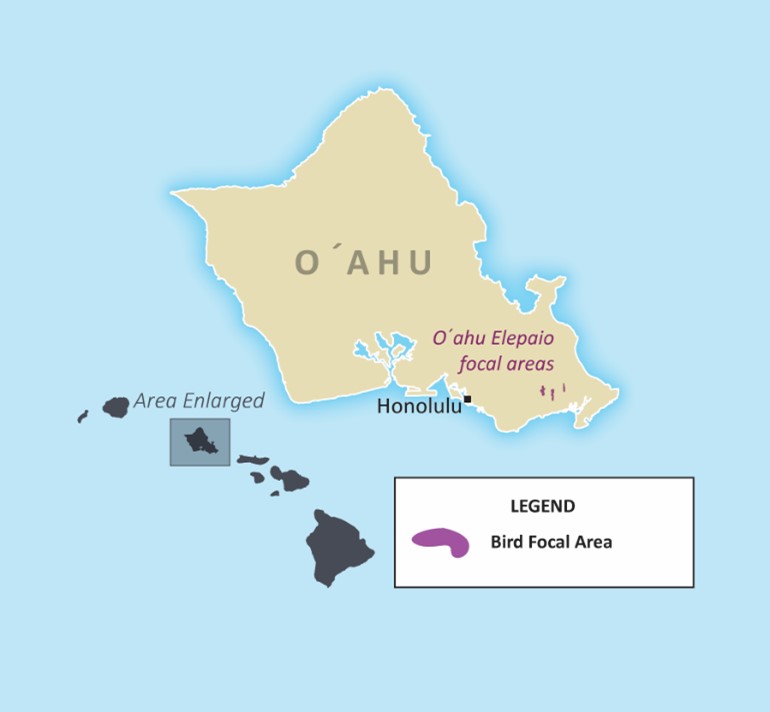 Map 3: Priority Geography for Oʻahu.