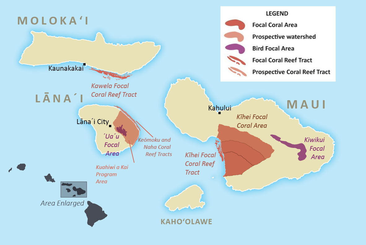 Map 2: Priority Geography for Maui Nui.