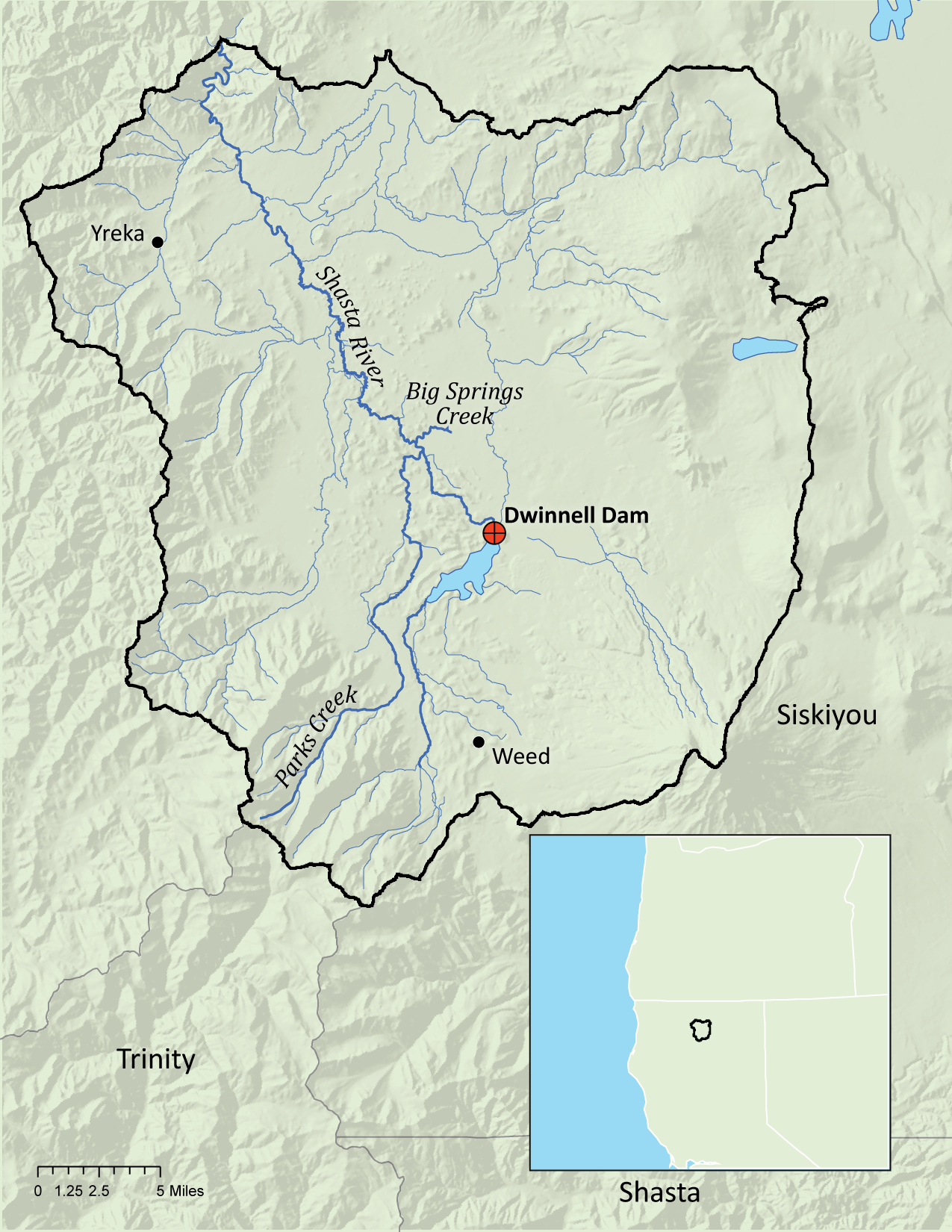 Shasta Velley focal geography