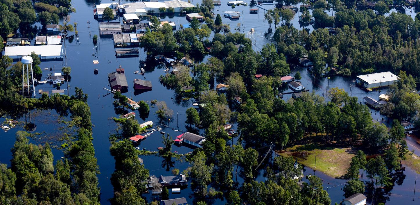 Flooding caused by Hurricane Florence