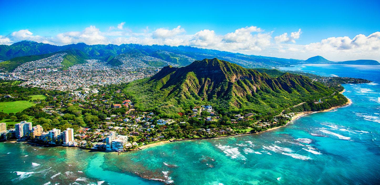 Diamond Head State Park in Honolulu, Hawaii