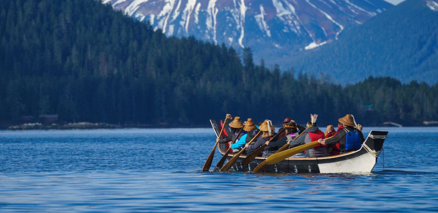 Tribal members explore Alaskan waters | Credit: Spruce Root