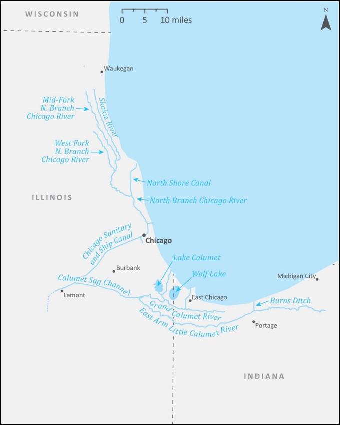 Map of Chi-Cal Rivers Fund program area