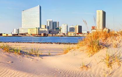 Atlantic City, New Jersey coastline