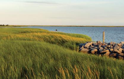 Barrier island in North Carolina