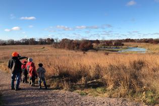 Friends of Sherburne NWR lead a youth birdwatching tour