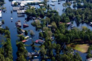 Flooding caused by Hurricane Florence