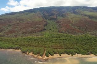 Keōmoku shoreline, Lana'i Island