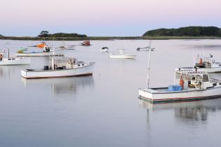 Fishing boats in Maine