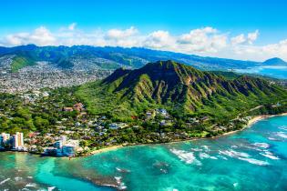 Diamond Head State Park in Honolulu, Hawaii