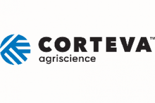 Corteva agriscience blue and white logo