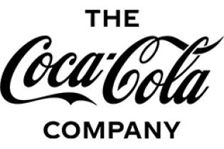 The Coca-Cola Company logo in black and white, with 'THE' in uppercase letters above the classic cursive 'Coca-Cola' script, and 'COMPANY' in uppercase letters below.
